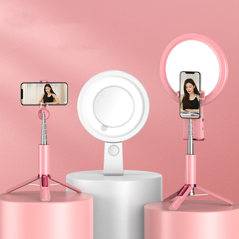 Compatible with Apple, Bluetooth Aluminum Alloy Tripod Integrated Selfie Stick