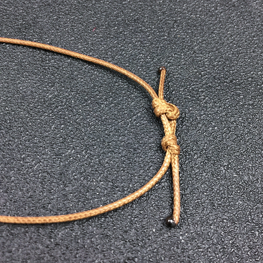 Pendentif en pierre brute d'améthyste naturelle d'Uruguay, collier tressé en pierre brute d'améthyste
