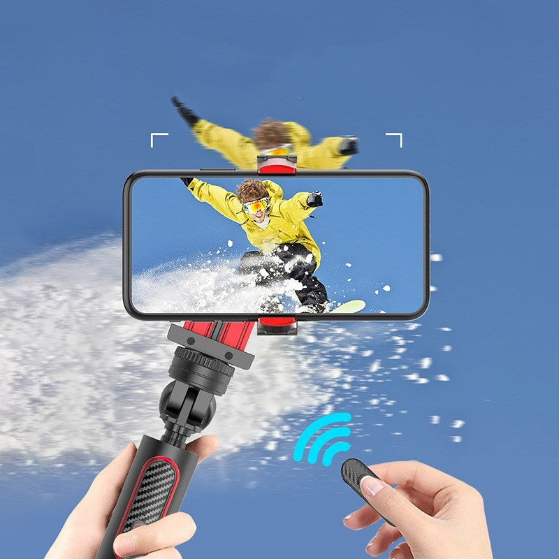 Stabilisateur anti-tremblement portable et perche à selfie Bluetooth