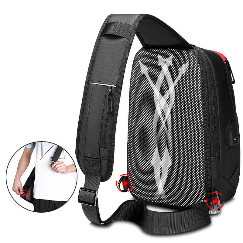 Sac à bandoulière pour homme, nouveau sac de poitrine, petit sac à dos de transport