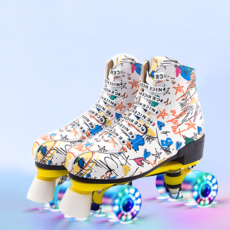Nouveaux patins à roulettes doubles