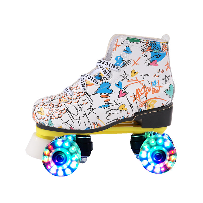 Nouveaux patins à roulettes doubles