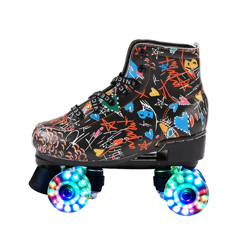 Nouveaux patins à roulettes doubles