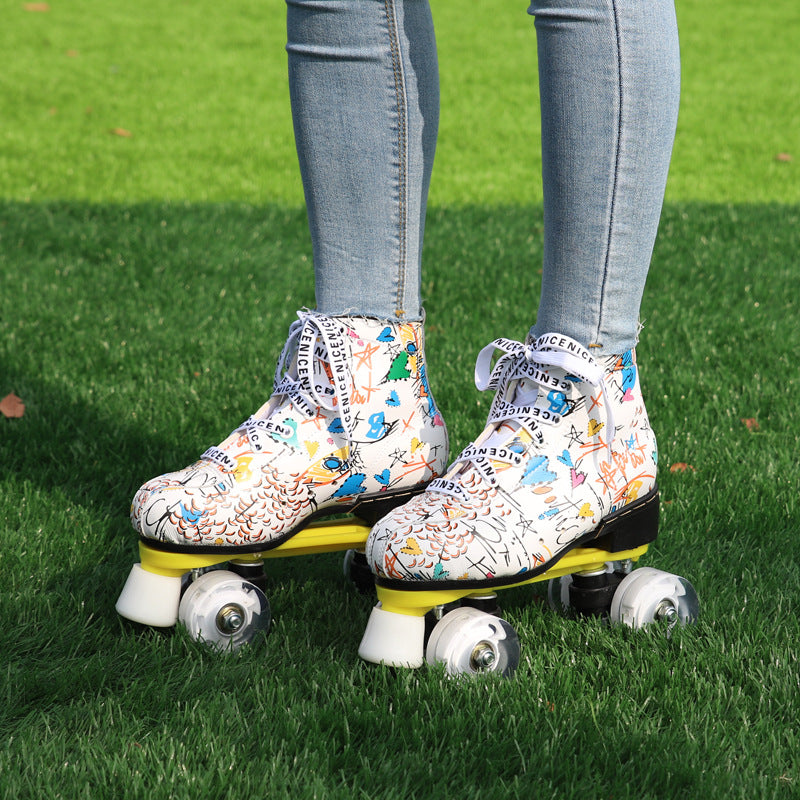 Nouveaux patins à roulettes doubles