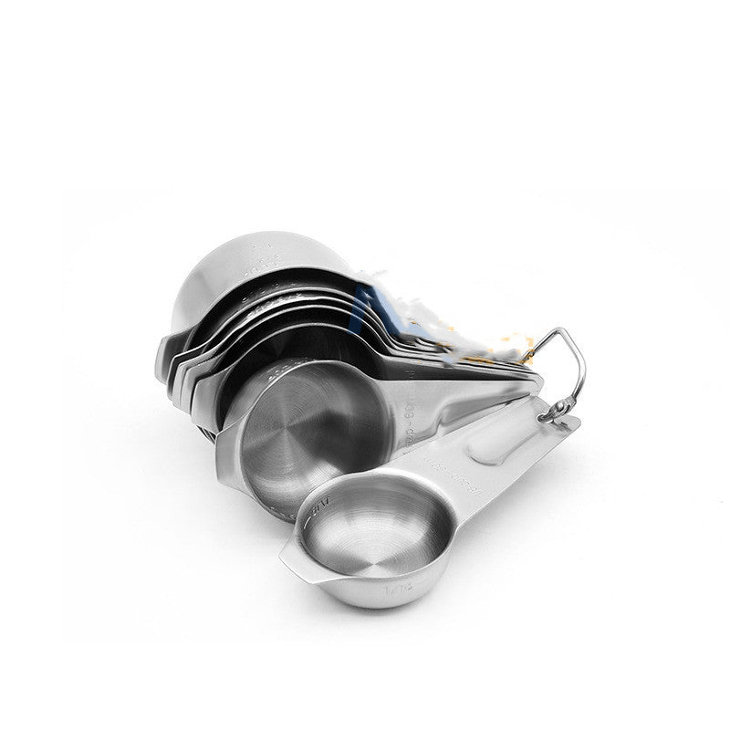 Stainless Steel Measuring Cup and Measuring Spoon 14-piece Set