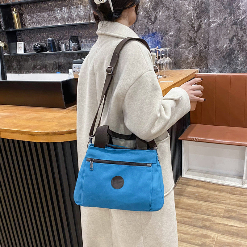 Sac de Voyage en Toile Grande Capacité Style Rétro