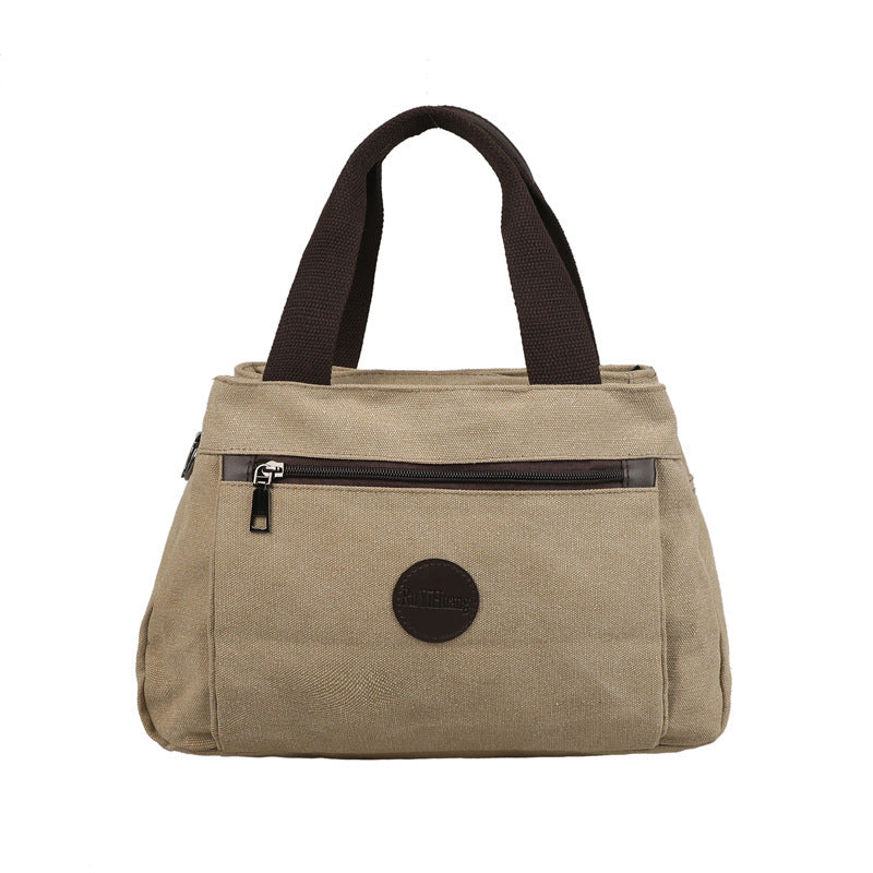 Sac de Voyage en Toile Grande Capacité Style Rétro