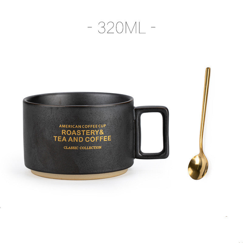 American Retro Coffee Cup And Saucer Set