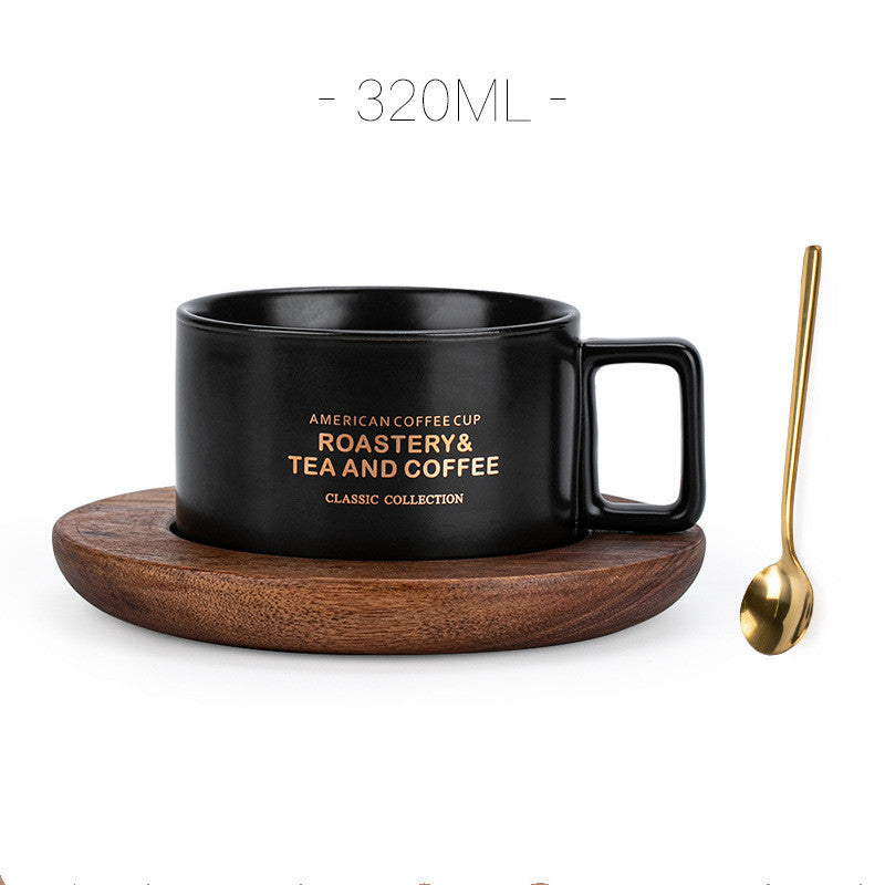 American Retro Coffee Cup And Saucer Set