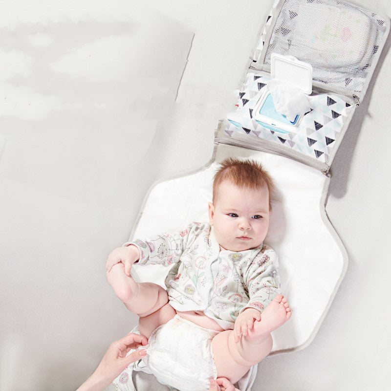 Waterproof And Washable Portable Diaper Storage Bag