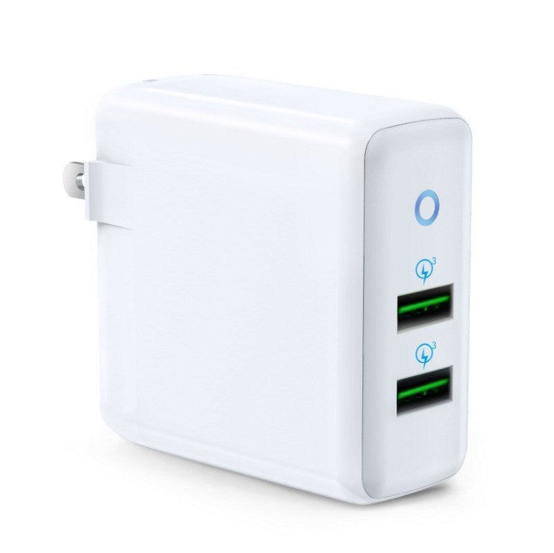 Smart Phone Charger 2 Port USB Fast Charge