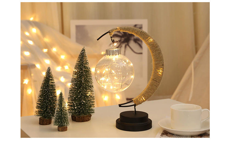 Lampe LED lune en forme de boule