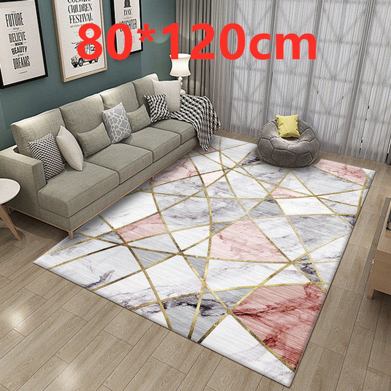 Nordic Modern Minimalist Living Room Coffee Table Carpet