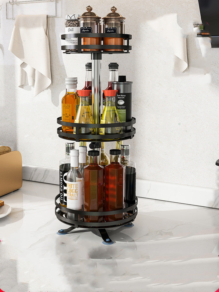 Étagère de rangement pour bouteilles de sauce soja et assaisonnements de cuisine