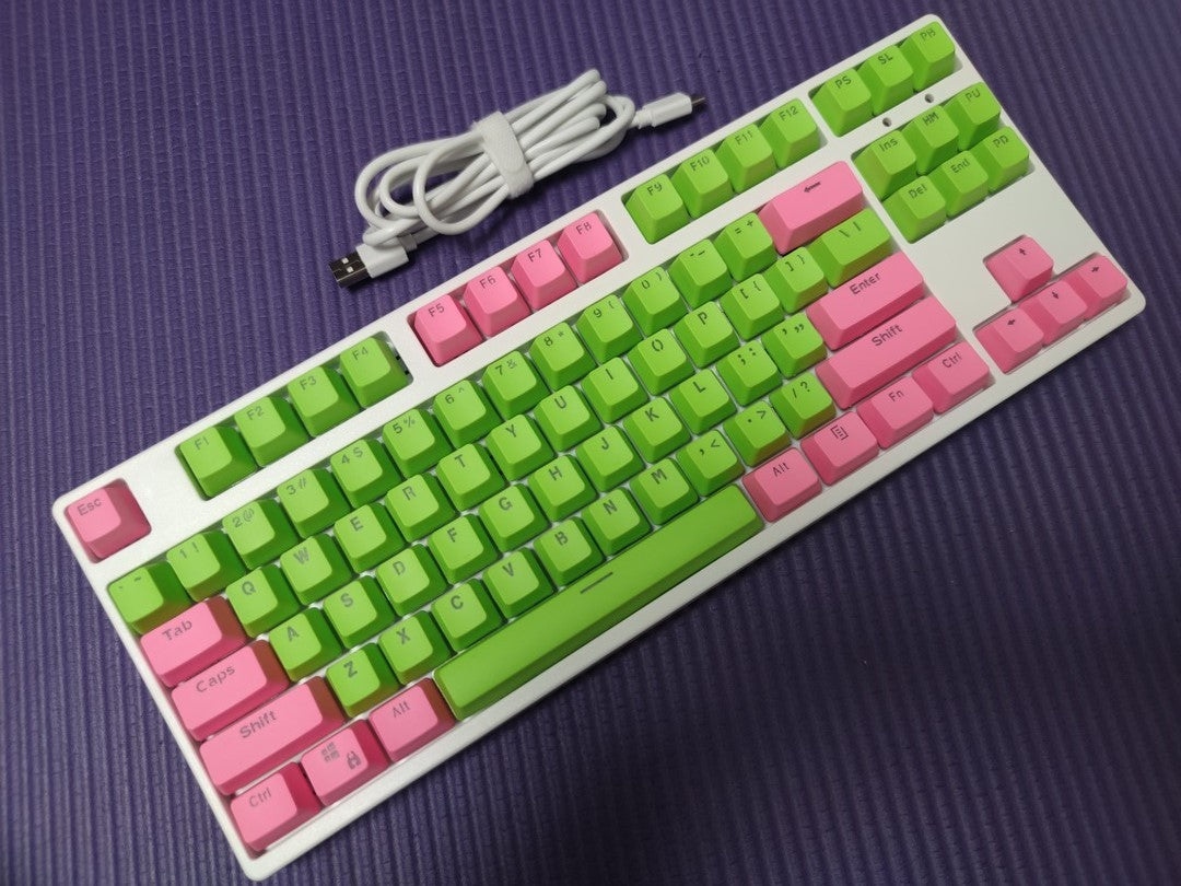 Clavier mécanique à interrupteurs verts, rouges et noirs