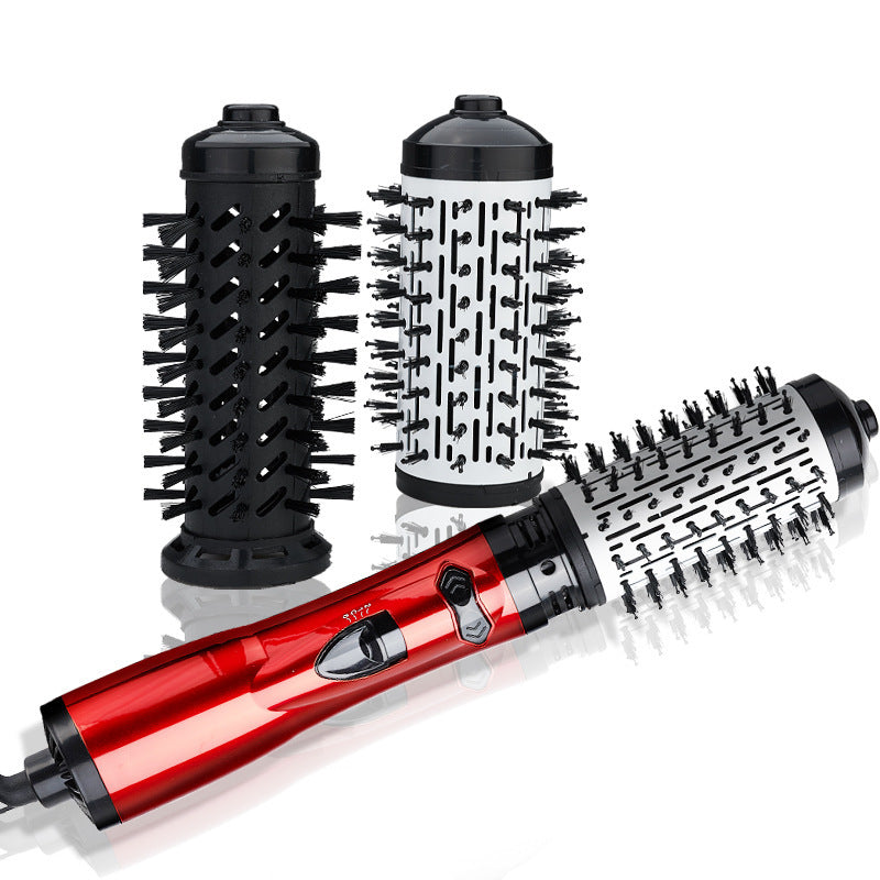 Brosse Rotative Professionnelle Sèche-Cheveux Machine 2 en 1 Multifonction Bigoudi Fer à Friser Baguette Outils de Coiffage