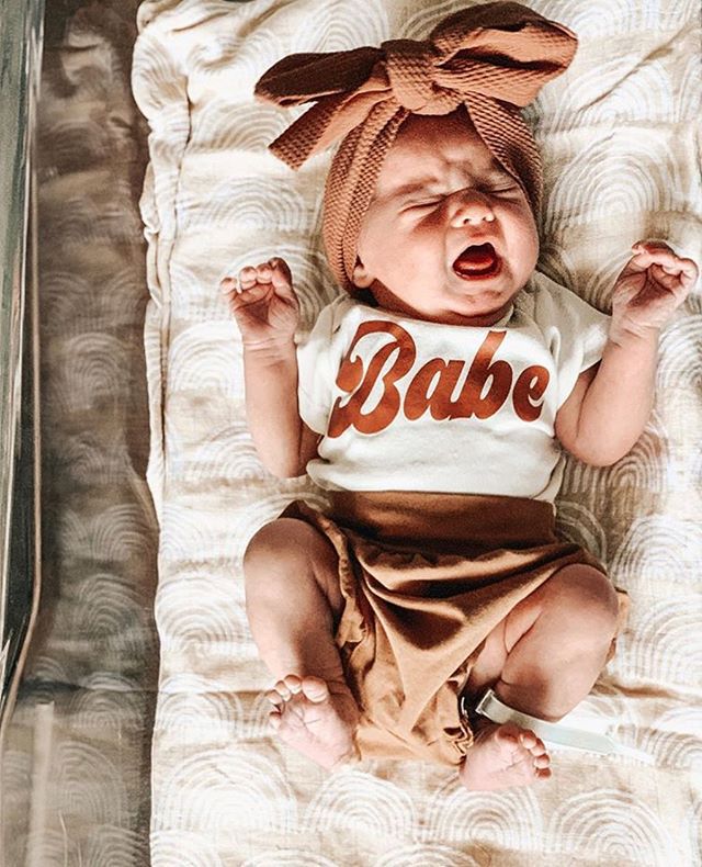 Kiko Ins Baby European And American Summer Letters Babe Short-Sleeved Romper