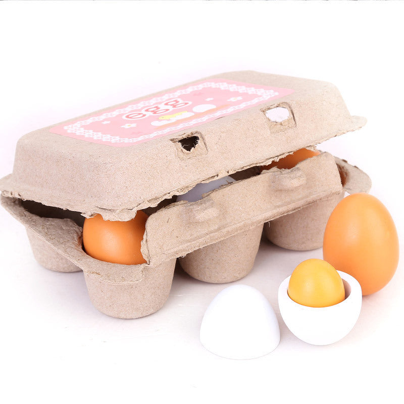 Play House Simulation Chicken Duck Egg Group Wooden