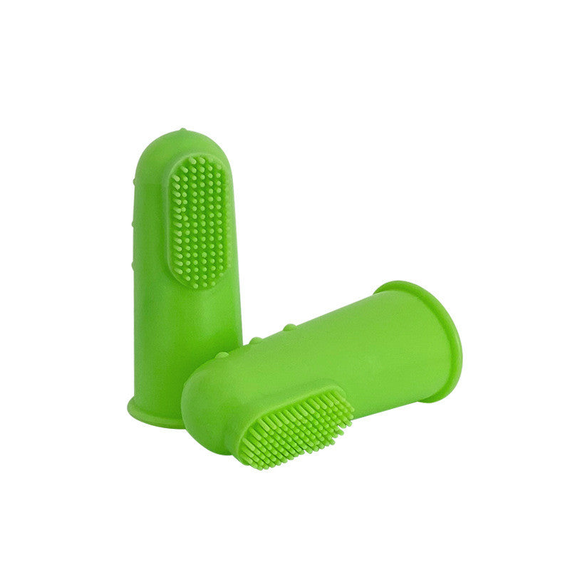 Brosse à dents de nettoyage pour chats à double tête