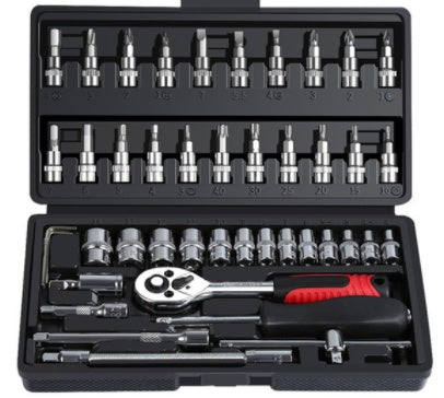 Socket Sleeve Ratchet Wrench Combination Set Multifunctional