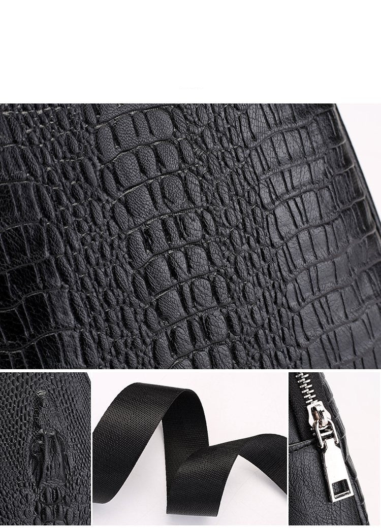 Sac de Poitrine pour Homme, Nouveau Motif, Sac à Bandoulière Tendance, Sac Messager