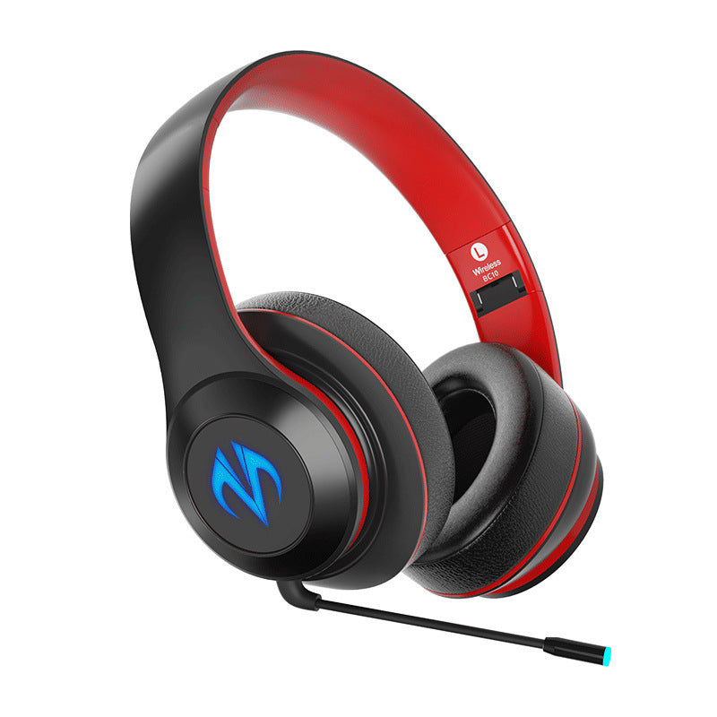 Wireless Headset Bluetooth Sports Gaming Headset Low-Latency Music Light-Emitting Headset