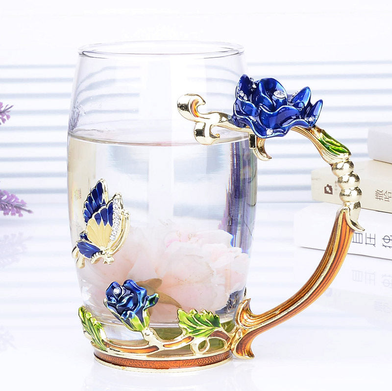 Enamel Water Cup Tea Cup Household High Temperature Resistance