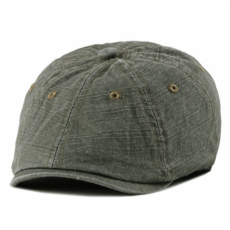 Men's British Retro Forward Cap Octagonal Hat