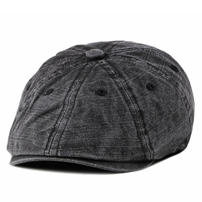 Men's British Retro Forward Cap Octagonal Hat