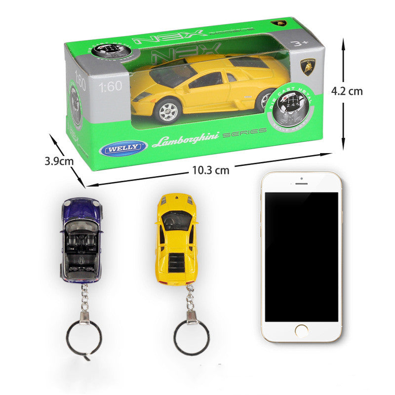 Mini Cooper Simulation Alloy Car Model Key Ring