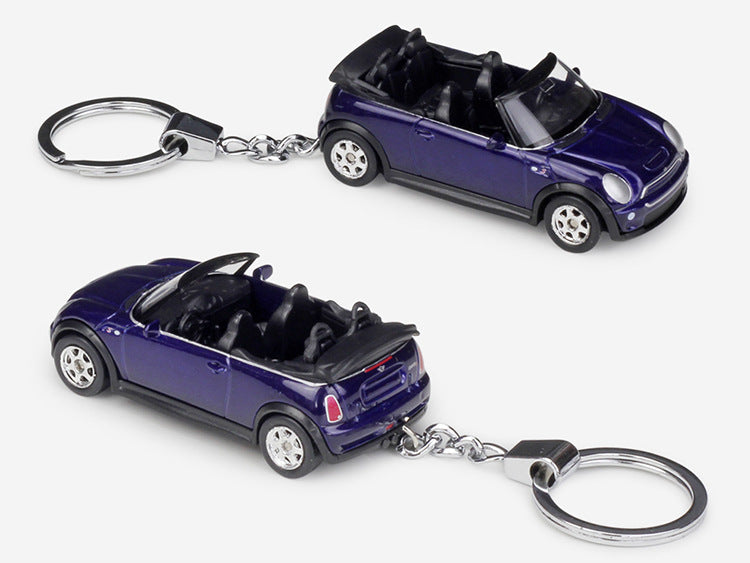 Mini Cooper Simulation Alloy Car Model Key Ring