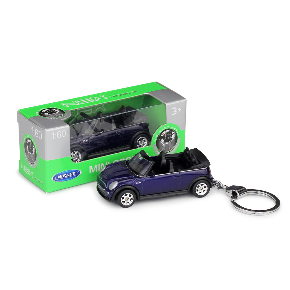Mini Cooper Simulation Alloy Car Model Key Ring