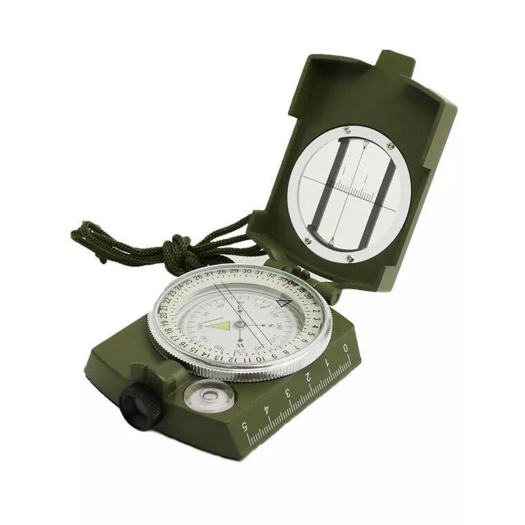 Boussole américaine haute précision, boussole militaire multifonction vert armée