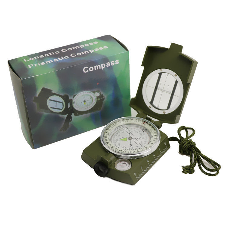 Boussole américaine haute précision, boussole militaire multifonction vert armée