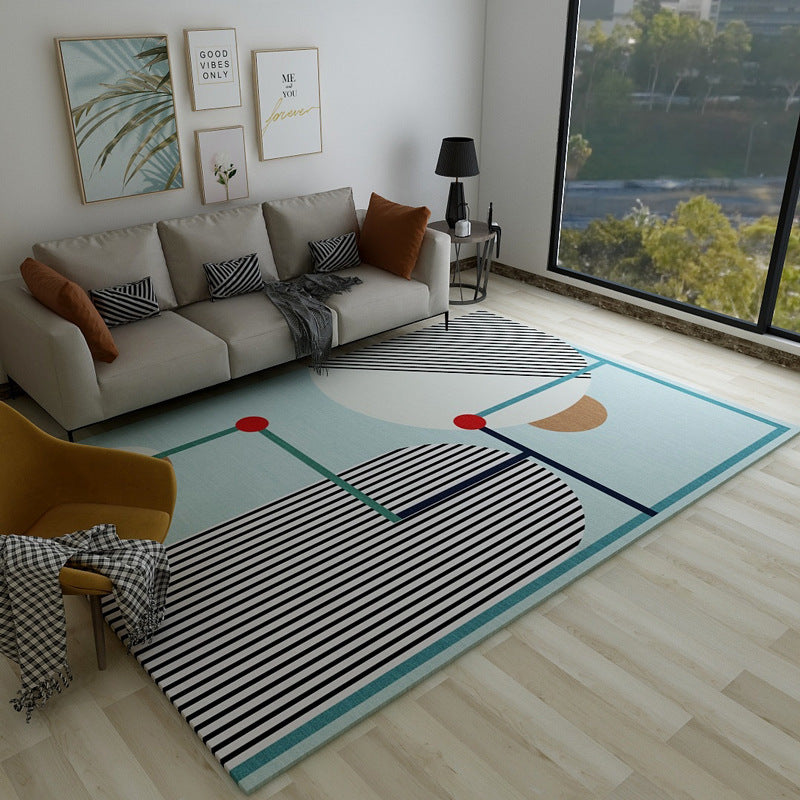 Modern Minimalist Carpet Living Room Coffee Table Blanket