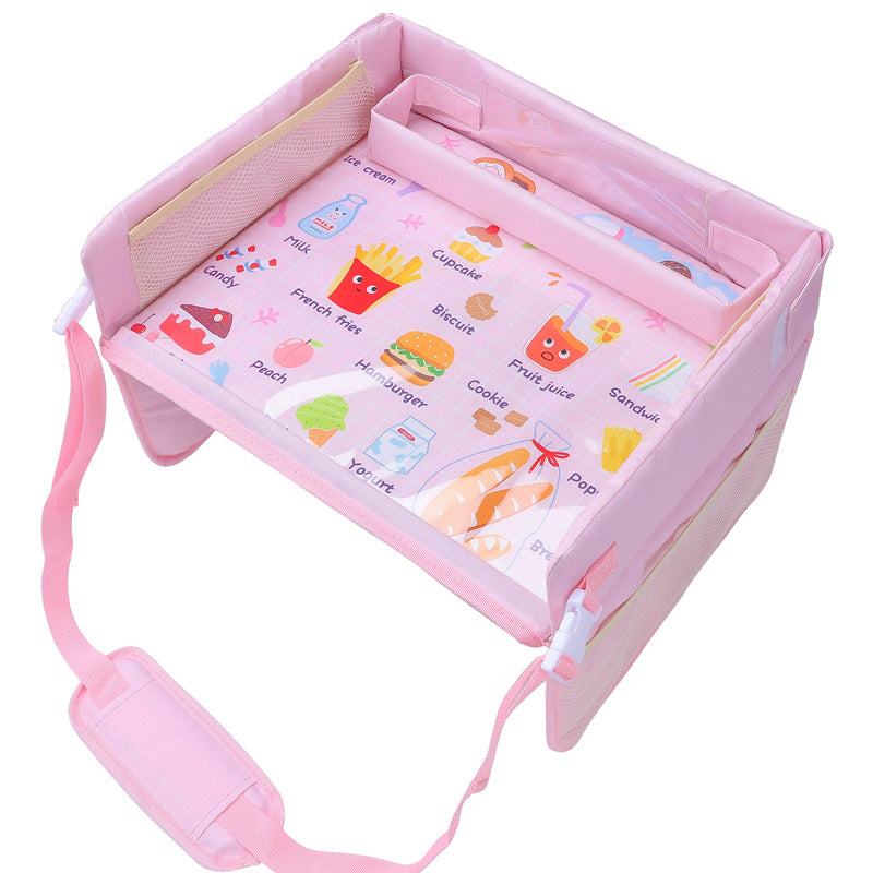 Table de rangement multifonctionnelle pour siège de sécurité bébé et poussette