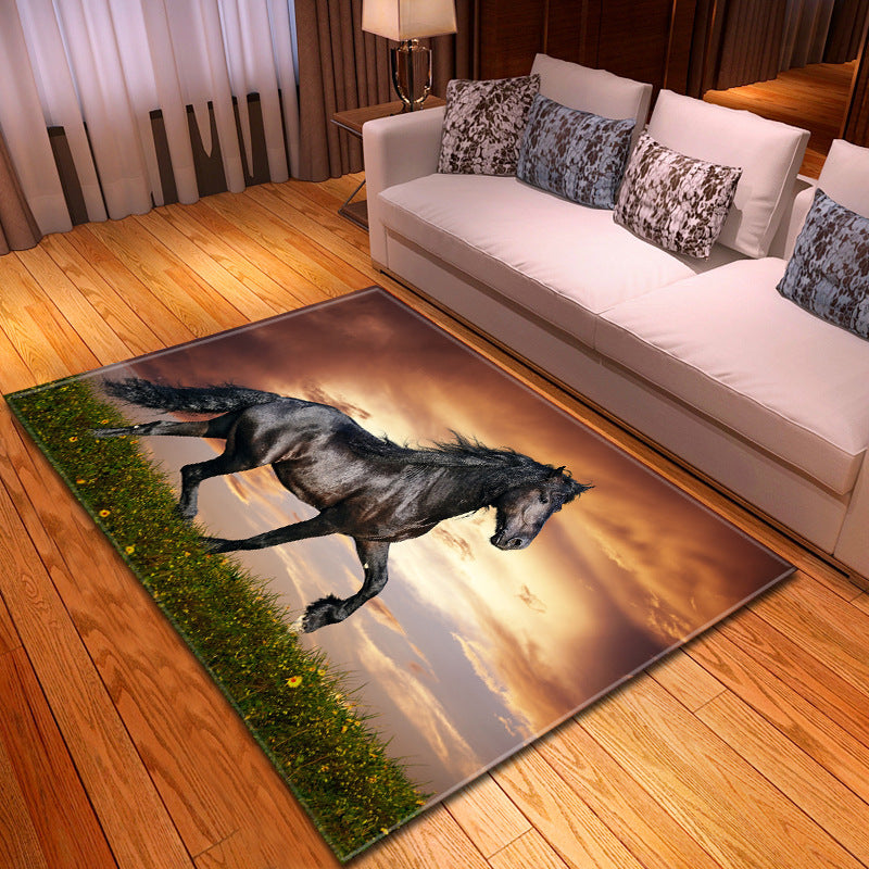 Home Furnishing Animal Anti-slip Large Carpet