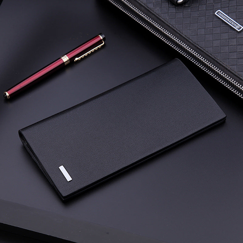 Portefeuille homme long ultra-plat porte-cartes