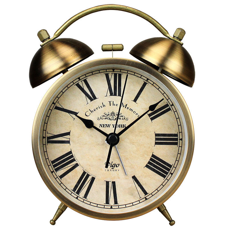 4 Inch Metal Bell Retro Alarm Clock