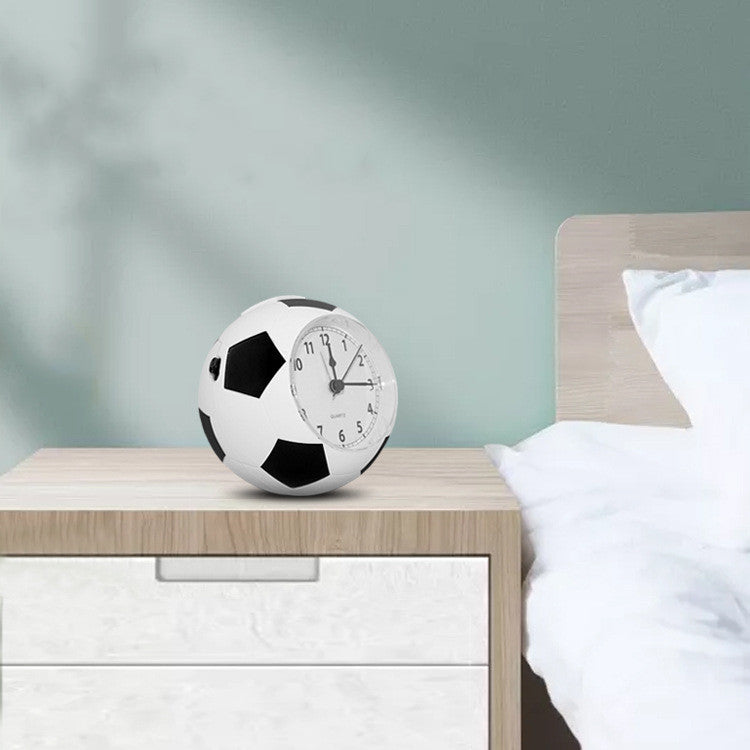 Football Electronic Clock Creative Simple Student Silent Alarm Clock Family Bedside Cute Children Cartoon Quartz Clock