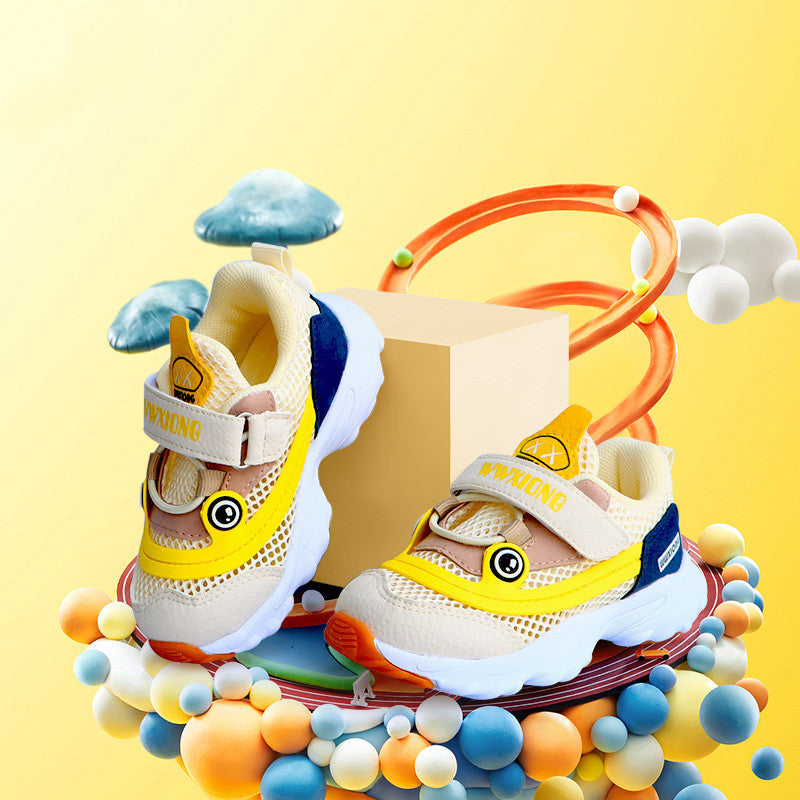 Baby Sports Shoes Baby Toddler Shoes Soft Bottom Non-slip Breathable Boys And Girls Shoes