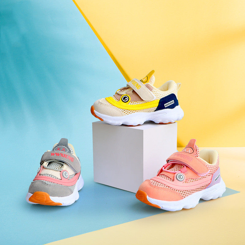 Baby Sports Shoes Baby Toddler Shoes Soft Bottom Non-slip Breathable Boys And Girls Shoes