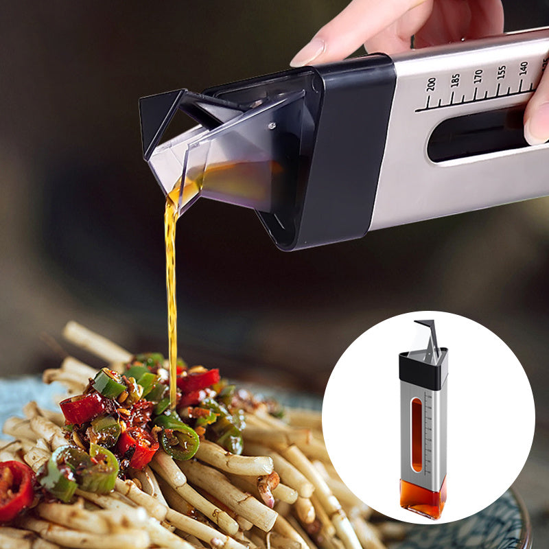 Bouteille d'huile en acier inoxydable anti-fuite