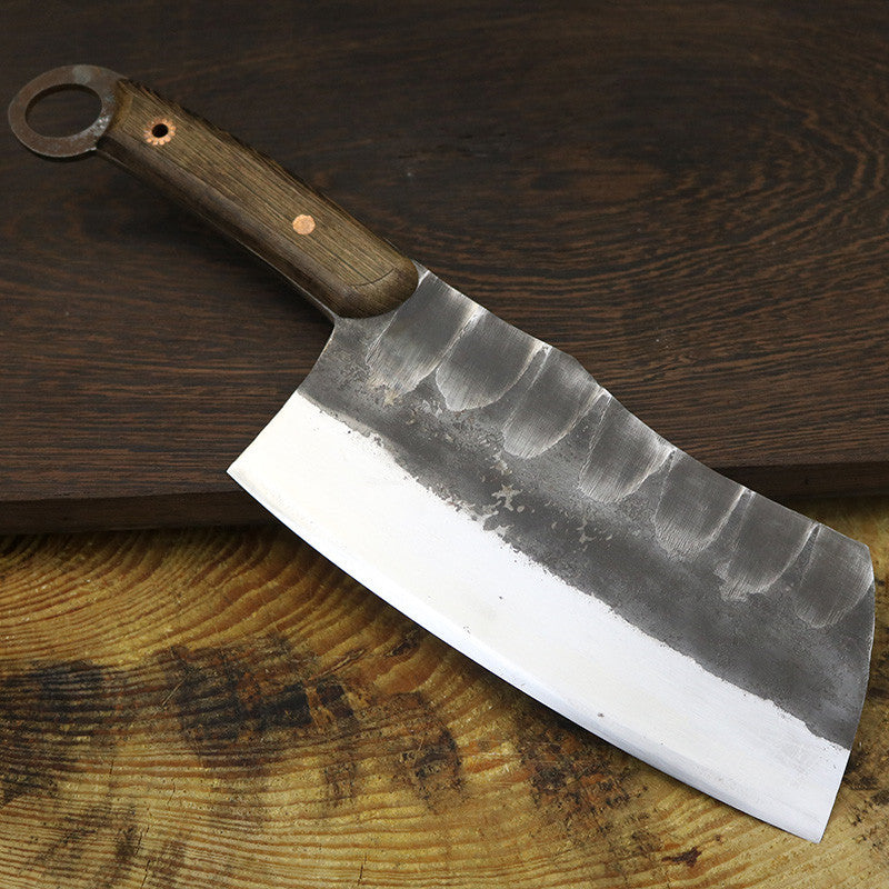 Couteau de cuisine forgé à la main Ancien couteau en fer Couteau de cuisine domestique