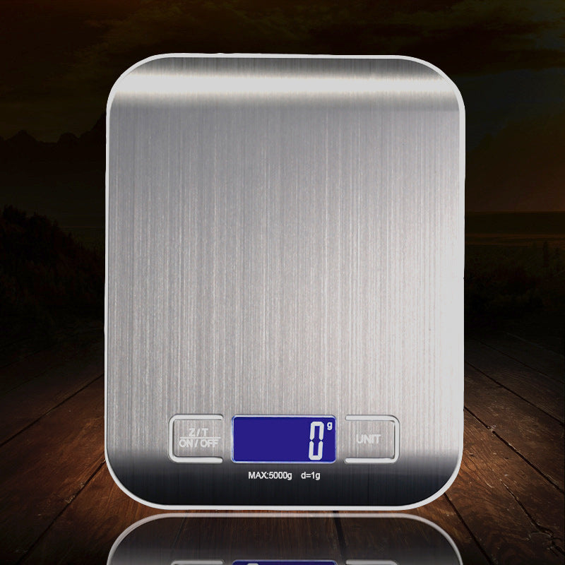 Balance de cuisine électronique rechargeable en acier inoxydable, petite balance de précision à plate-forme
