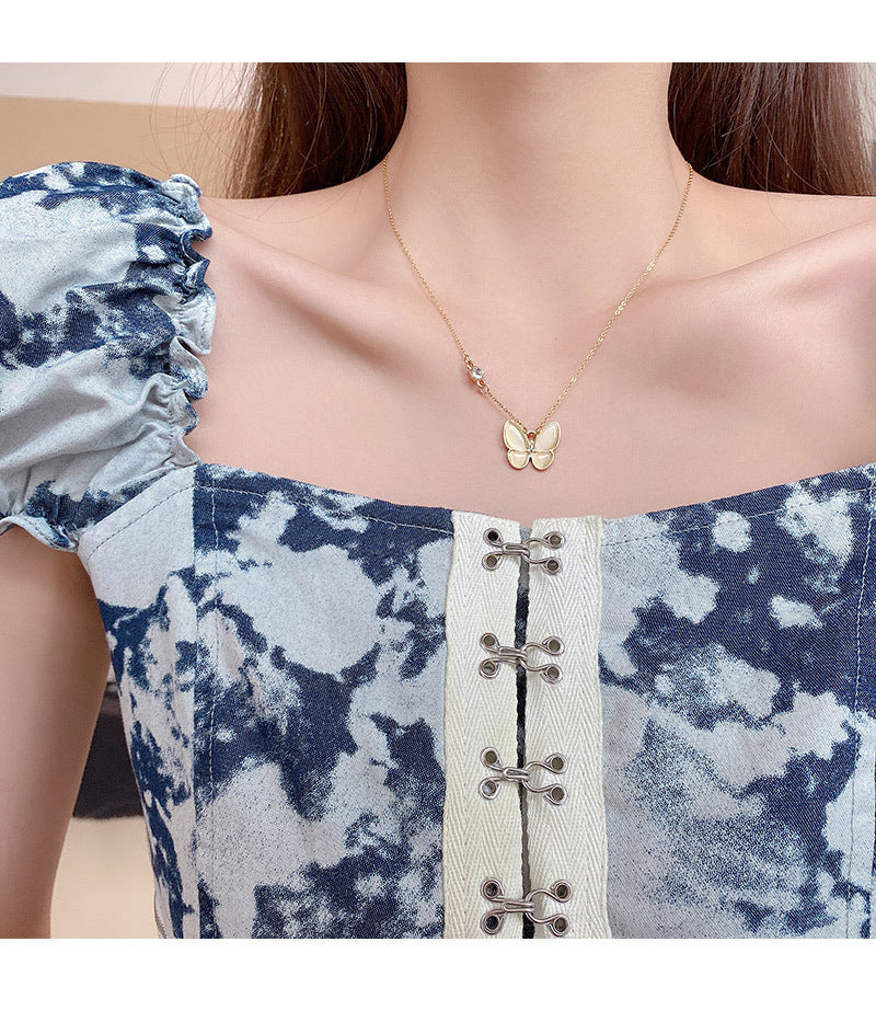 Tide Net Red Ins Cold Wind Niche Design Sense Clavicle Chain Light Luxury Temperament Necklace