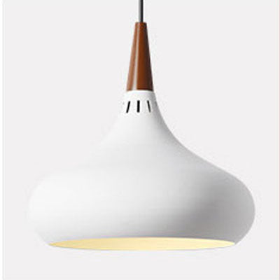 Lampes et lanternes décoratives lustre en bois massif à tête unique moderne et simple