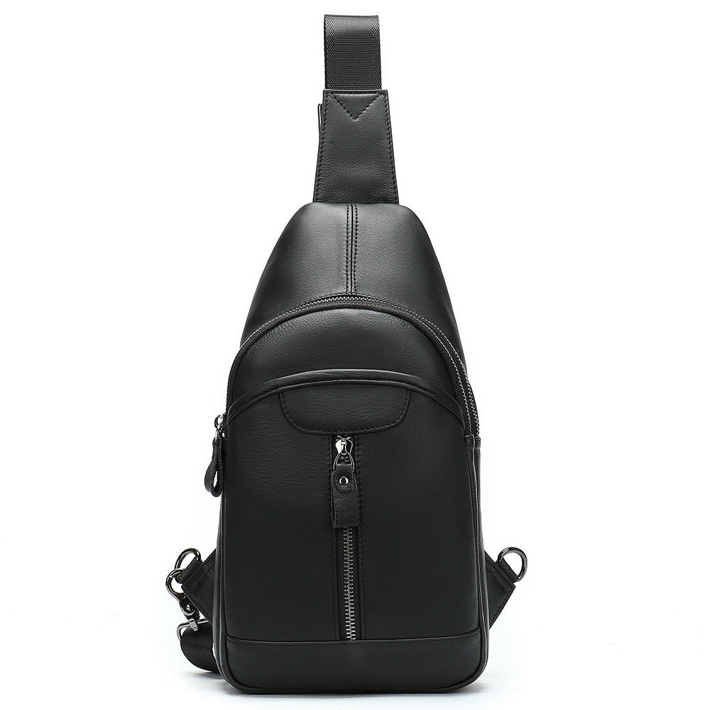 Sac de poitrine pour hommes Loisir All-match Sac à bandoulière en bandoulière pour voyage à vélo