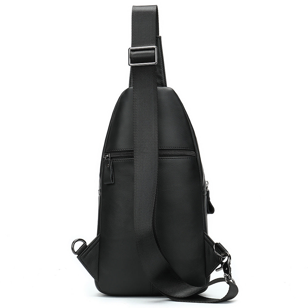 Sac de poitrine pour hommes Loisir All-match Sac à bandoulière en bandoulière pour voyage à vélo