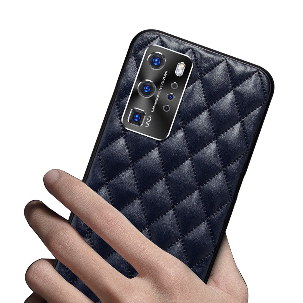 Wholesale Huawei P40pro Fragrant Wind Rhombus Mobile Phone Case P40 Creative Protective Cover Mate40pro Mobile Phone Case